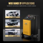 AUTOOL LM708 Automotive AC Refrigerant Recovery Machine, Two Tank for R134a HFO1234fy Fully Automatic Filling Machine, W/ HP LP HP+LP Filling Selection, HVAC Le - Image 4