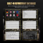 AUTOOL LM708 Automotive AC Refrigerant Recovery Machine, Two Tank for R134a HFO1234fy Fully Automatic Filling Machine, W/ HP LP HP+LP Filling Selection, HVAC Le - Image 7