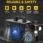 H HZXVOGEN Plasma Cutter Welder Combo, 6 in 1 Multiprocess MIG Gas/Gasless/HF TIG/Stick/Cutting/MIG Spot, 200A 220V Aluminum MIG Welder IGBT Inverter Welding Ma - Image 2