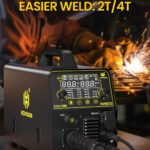 H HZXVOGEN Plasma Cutter Welder Combo, 6 in 1 Multiprocess MIG Gas/Gasless/HF TIG/Stick/Cutting/MIG Spot, 200A 220V Aluminum MIG Welder IGBT Inverter Welding Ma - Image 3