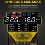 H HZXVOGEN Plasma Cutter Welder Combo, 6 in 1 Multiprocess MIG Gas/Gasless/HF TIG/Stick/Cutting/MIG Spot, 200A 220V Aluminum MIG Welder IGBT Inverter Welding Ma - Image 4