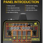 H HZXVOGEN Plasma Cutter Welder Combo, 6 in 1 Multiprocess MIG Gas/Gasless/HF TIG/Stick/Cutting/MIG Spot, 200A 220V Aluminum MIG Welder IGBT Inverter Welding Ma - Image 7