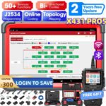 LAUNCH X431 PRO5 Diagnostic Scanner - J2534 ECU Coding, Topology Mapping, 2-Year Update,Intelligent Diagnostics,