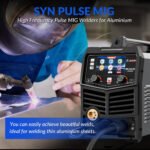 GZ GUOZHI 110V/220V 210A MIG Welder, 8 in 1 Multi-Process Aluminum Welding Machine, Pulse MIG, Gas MIG/MAG, Gasless Flux Core MIG, Lift TIG, Stick, Spot Welding - Image 4