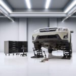 Black Widow Hydraulic Car Lift with Ramp - 3,000 lb. per pair Capacity - Image 2