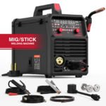 YesWelder MIG-205DS PRO 4-in-1 Welding Machine, 205Amp, 110/220V, 16.14 x 7.87 x 14.57 in, 34.2 lb