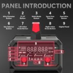 YesWelder MIG-205DS PRO 4-in-1 Welding Machine, 205Amp, 110/220V, 16.14 x 7.87 x 14.57 in, 34.2 lb - Image 3