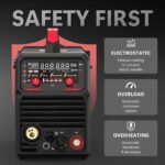 YesWelder MIG-205DS PRO 4-in-1 Welding Machine, 205Amp, 110/220V, 16.14 x 7.87 x 14.57 in, 34.2 lb - Image 8