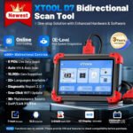 XTOOL D7 V2.0 Automotive Bi-Directional Scan Tool, Full System Ai-Assisted OBD2 Scanner Code Reader with ECU Cod-ing, 36+ Services - Image 2