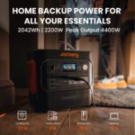 Jackery Explorer 2000 v2 2035W Continuous/2190W Peak Portable Power Station for Camping, Emergency - Image 3