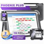 TOPDON Phoenix Plus Automotive Bi-Directional Diagnostic Scan Tool,Code Reader With Topology Map,OEM Full System, 41+ Service