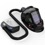 YESWELDER Q800D PAPR Auto-Darkening Welding Helmet with Respiratory Protection