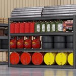 PMKES 72" Wide Garage Shelving Unit, 72" W x 30" D x 72" H, Heavy Duty Garage Storage Shelves,3500 LBS Capacity, Industrial Adjustable Shelves for Basement Ware - Image 6