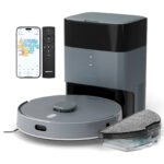 AIRROBO L50+ Robot Vacuum & Mops - Self Empty, Ultrasonic Carpet Detection, 75 Days Hands-Free, 180min Runtime, Smart App Control