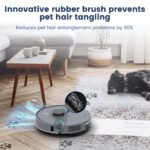 AIRROBO L50+ Robot Vacuum & Mops - Self Empty, Ultrasonic Carpet Detection, 75 Days Hands-Free, 180min Runtime, Smart App Control - Image 2