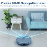 AIRROBO L50+ Robot Vacuum & Mops - Self Empty, Ultrasonic Carpet Detection, 75 Days Hands-Free, 180min Runtime, Smart App Control - Image 3