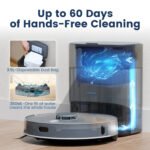 AIRROBO L50+ Robot Vacuum & Mops - Self Empty, Ultrasonic Carpet Detection, 75 Days Hands-Free, 180min Runtime, Smart App Control - Image 4
