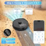AIRROBO Robot Vacuum and Mop Combo T20 with 60 Days Self-Empty Station Voice Control Home Mapping - Image 3