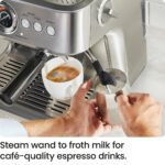 Chefman Crema Supreme Espresso Machine with Conical Burr Grinder and Steam Wand – Stainless Steel, New - Image 2