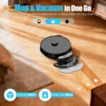 Airrobo Q20+ Robot Vacuum and Mop Self Emptying& Refilling,8000Pa Powerful Suction, Precision Navigation,Multi-Surface, Pet Friendly - Image 4