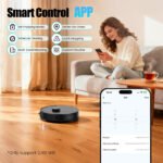 Airrobo Q20+ Robot Vacuum and Mop Self Emptying& Refilling,8000Pa Powerful Suction, Precision Navigation,Multi-Surface, Pet Friendly - Image 6