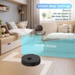 AIRROBO L40+ Robot Vacuum Cleaner and Mop Combo - 75-Day Self-Empty Bin, 180 Min Runtime, App and Voice Control - Image 5