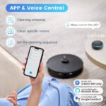AIRROBO L40+ Robot Vacuum Cleaner and Mop Combo - 75-Day Self-Empty Bin, 180 Min Runtime, App and Voice Control - Image 7