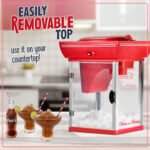 Nostalgia Coca-Cola Snow Cone Maker, 48-Inch Shaved Ice Machine and Snow Cone Maker Cart, Red - Image 4