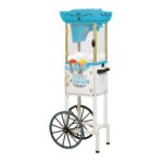 Nostalgia Coca-Cola Snow Cone Maker, 48-Inch Shaved Ice Machine and Snow Cone Maker Cart, Red - Image 6