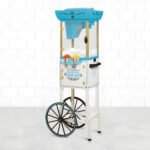 Nostalgia Coca-Cola Snow Cone Maker, 48-Inch Shaved Ice Machine and Snow Cone Maker Cart, Red - Image 7