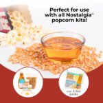 Nostalgia Popcorn Machine Cart, Stainless Steel Vintage Popcorn Maker Cart, Makes 32 Cups, Red - Image 6