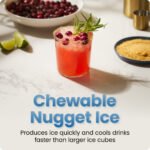 Iceman by Chefman Compact Nugget Ice Maker Machine, 26 lb in 24 Hours, Ice in 6 Minutes - Black - Image 3