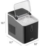 Iceman by Chefman Compact Nugget Ice Maker Machine, 26 lb in 24 Hours, Ice in 6 Minutes - Black - Image 8