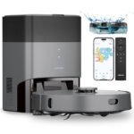 AIRROBO T25+ Robot Vacuum and Mop Cleaner - Self-Empty, 5500Pa Suction, Ultrasonic Carpet Detection