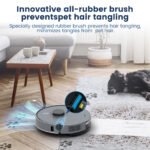 AIRROBO T25+ Robot Vacuum and Mop Cleaner - Self-Empty, 5500Pa Suction, Ultrasonic Carpet Detection - Image 8