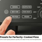 Chefman High Heat Indoor Electric Pizza Oven - Makes 12 Inch Pizzas, 800°F Max Temp - Stainless Steel - Image 8