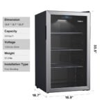 Galanz 3.6 Cu ft 116 Can Beverage Refrigerator - Image 3