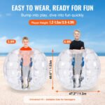 KFFKFF 4FT/1.2M Inflatable Bumper Balls 2-Pack Sumo Zorb Balls for Teens & Adults - Image 2