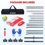Patiassy 14 ® 11FT Volleyball Training Equipment Practice Net Station for Hitting Serving Passing Practice Backyard Indoor Outdoor - Image 5