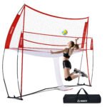 Patiassy 14 ® 11FT Volleyball Training Equipment Practice Net Station for Hitting Serving Passing Practice Backyard Indoor Outdoor - Image 6