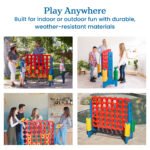 ECR4Kids Jumbo 4-To-Score with Mesh Net and Carry Bag, Assorted - Image 4