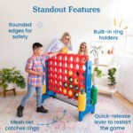 ECR4Kids Jumbo 4-To-Score with Mesh Net and Carry Bag, Assorted - Image 6