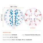 KFFKFF 2-Pack 5FT/1.5M Inflatable Bumper Balls Sumo Zorb Balls for Teens & Adults - Image 7