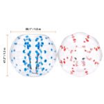 KFFKFF 2-Pack 5FT/1.5M Inflatable Bumper Balls Sumo Zorb Balls for Teens & Adults - Image 8