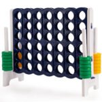 Costway Jumbo 4-to-Score 4 in A Row Giant Game Set Outdoor Indoor Kids Adults Family Fun - Image 6