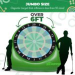 SWOOC Games - Bull Chipper™️| Giant Golf Darts (Over 6ft Tall) w/ 10+ Golf Games | Backyard Golf Game with Air Pump | Yard Games for Adults | Giant Outdoor Game - Image 3
