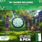 SWOOC Games - Bull Chipper™️| Giant Golf Darts (Over 6ft Tall) w/ 10+ Golf Games | Backyard Golf Game with Air Pump | Yard Games for Adults | Giant Outdoor Game - Image 4