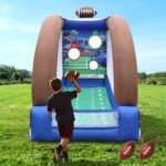 Wellcomer Inflatable Football Throwing Target with blower, Carnival Sport Game - Type B - Image 2
