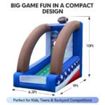 Wellcomer Inflatable Football Throwing Target with blower, Carnival Sport Game - Type B - Image 6