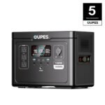 OUPES Exodus 1500 Portable Power Station,1488Wh LiFePO4 Battery,1500W AC/140W USB-C Output, Fast Charge, Solar Generator for Camping,Emergency, RV, Off-Grid Liv